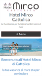 Mobile Screenshot of hotelmircocattolica.it